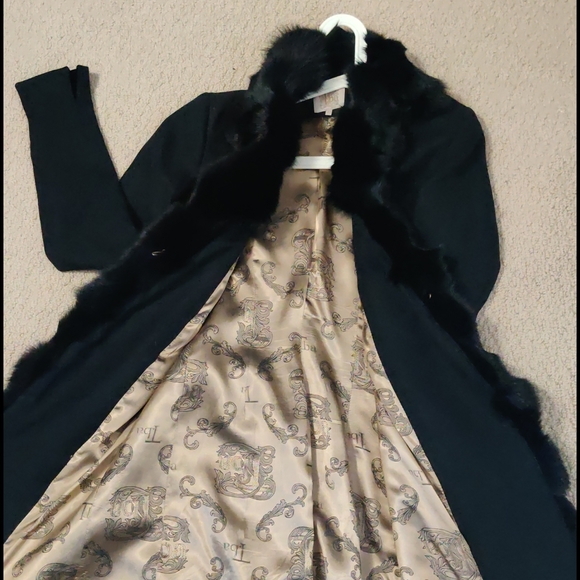 Black fall/spring coat - Picture 3 of 6